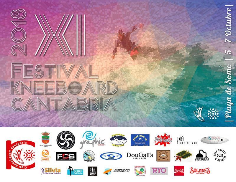 Festival kneeboard cantabria cartel 2018
